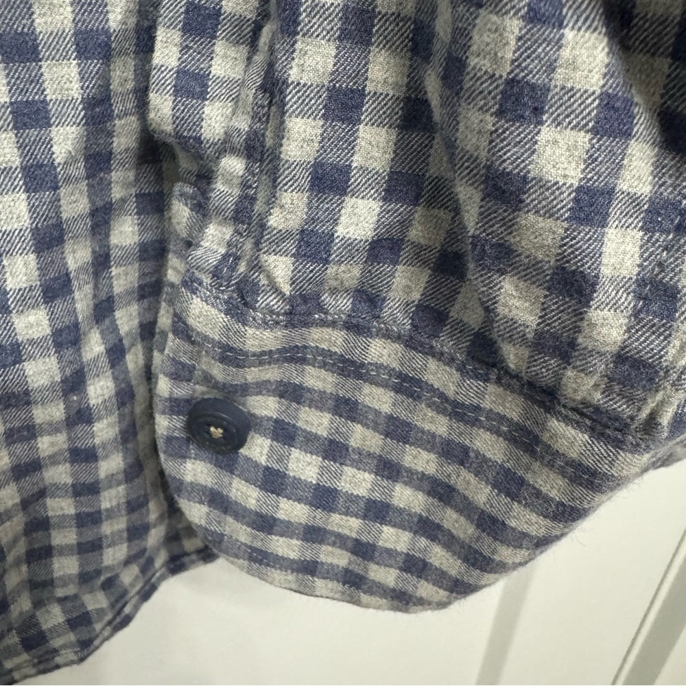 Untuckit Men’s 100% Cotton Button Up Shirt Blue and Gray Size XXXL - Picture 5 of 8